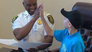 Twelve Year Old Cancer Survivor to be "Sheriff For a Day"