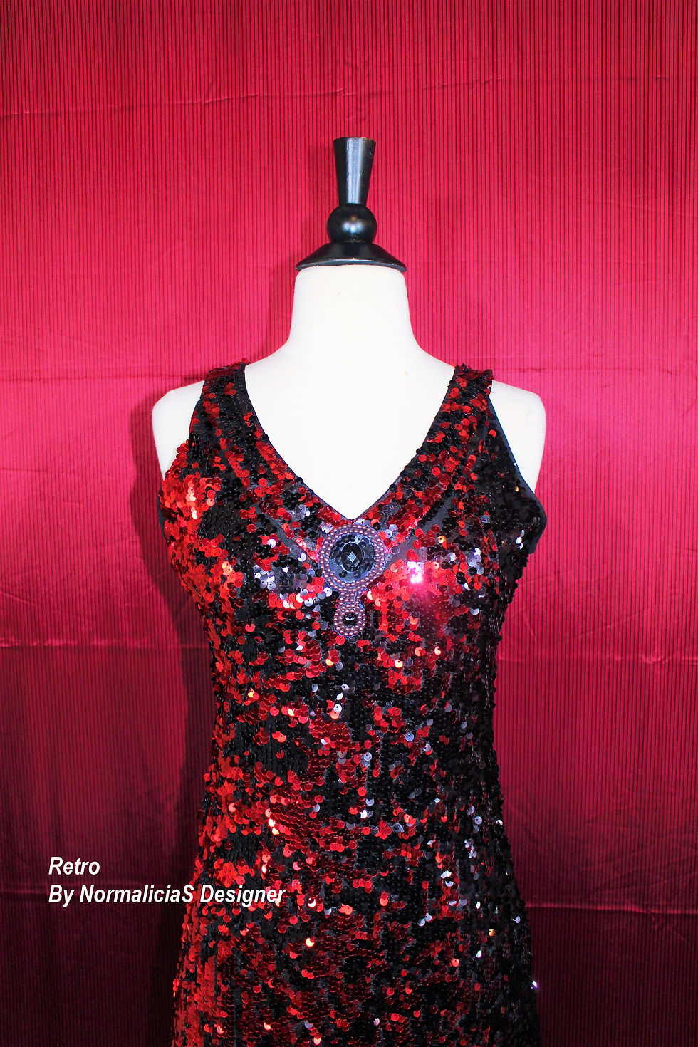 Thumbnail: Retro 20's Sequins Red