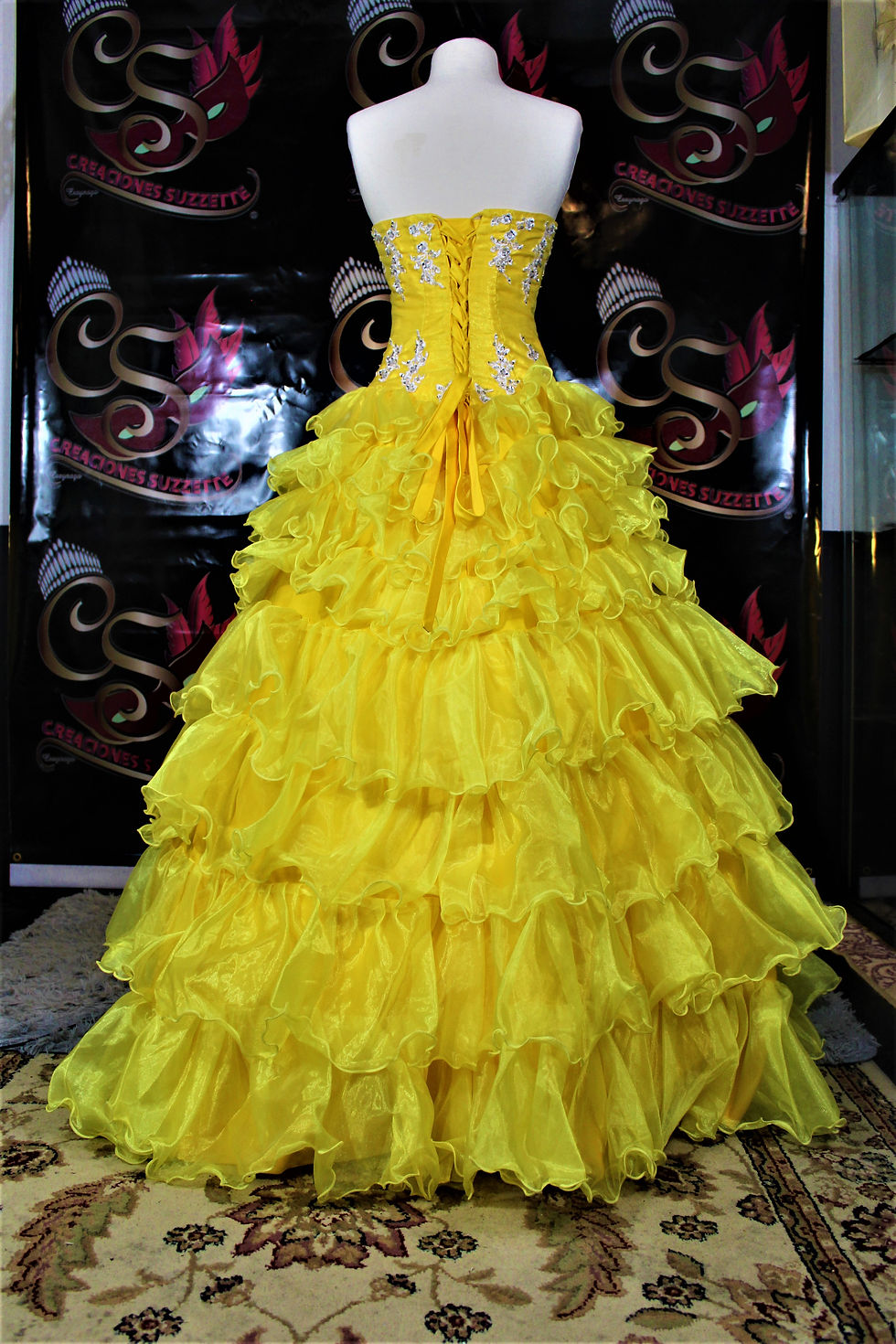 Thumbnail: Quinceanera Yellow Ruffles