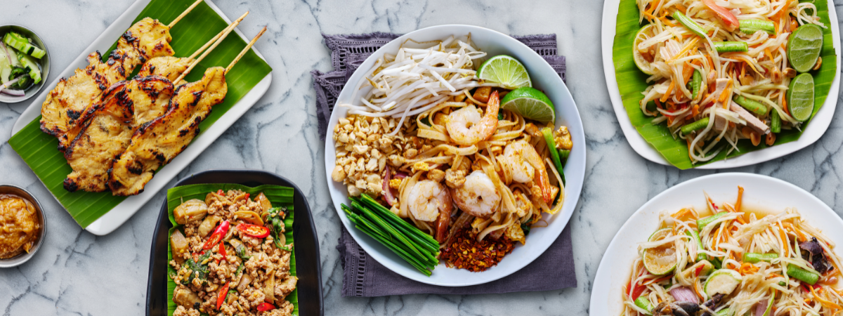 Arranged Food and Objects