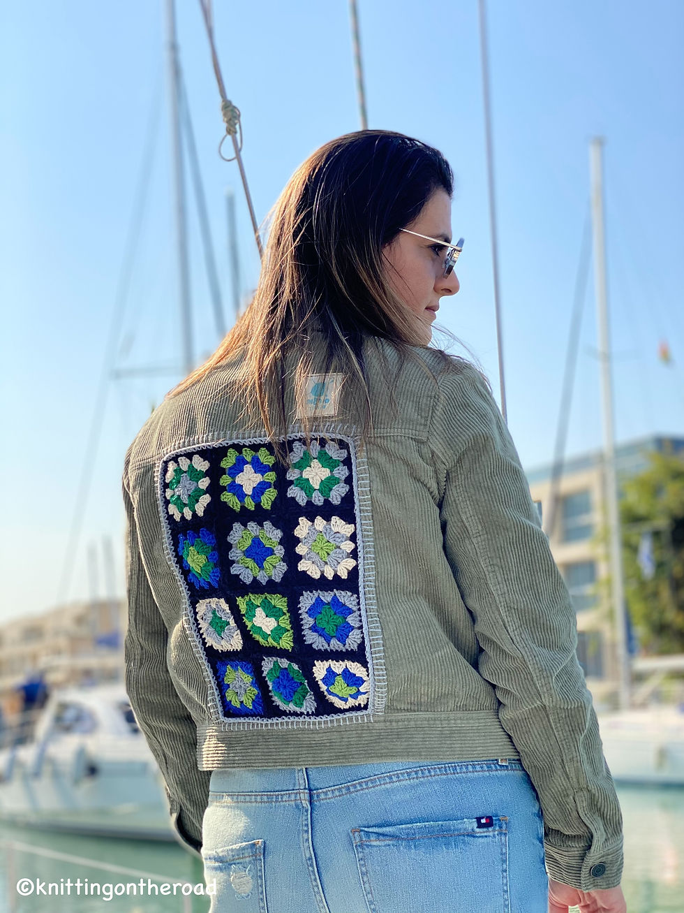 Thumbnail: ג'קט קורדרוי משולב סריגה