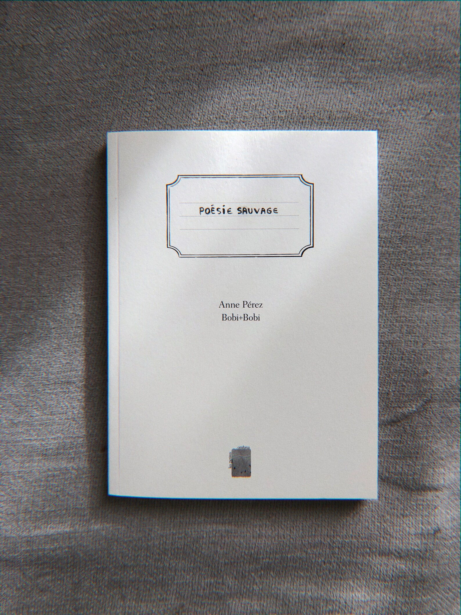 Livre illustré 'poésie sauvage'