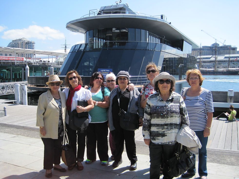 Ladies group in Darling Harbour