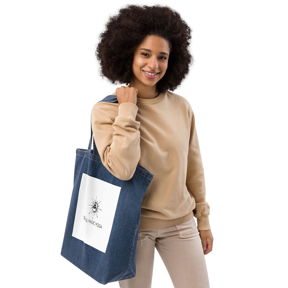 Thumbnail: Organic denim tote bag
