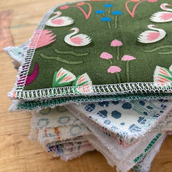 reusable organic cotton face wipes