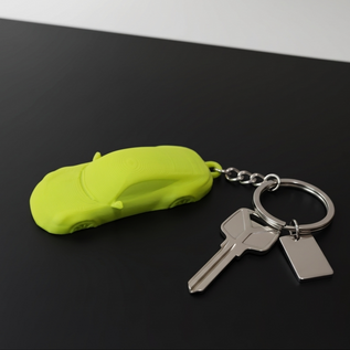 3d printed car model key ring