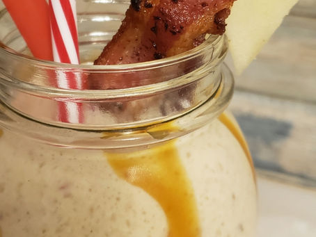 Apple Bacon Bourbon Milkshake