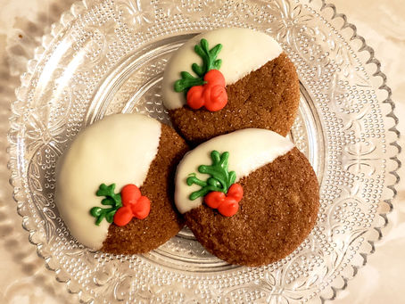 White Chocolate Dipped Ginger Snaps