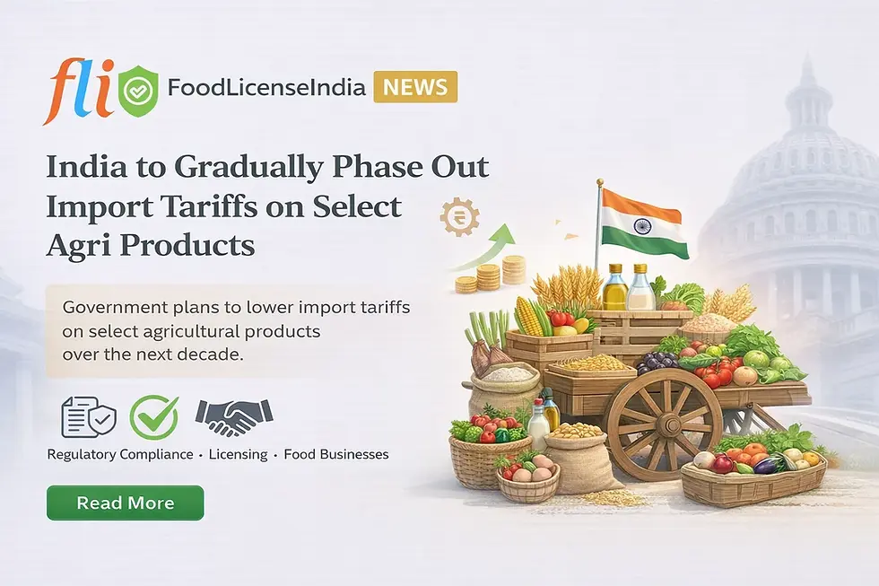 India to reduce Import tarrif on agri product