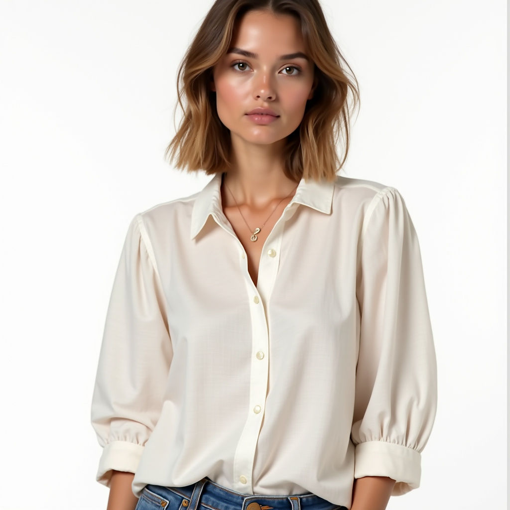 Sun-Kissed Linen Blouse