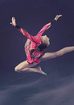 Gymnaste mi-air