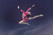Gymnast Mid-air