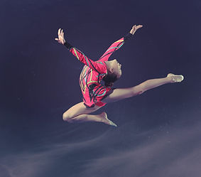 Gymnast Mid-air