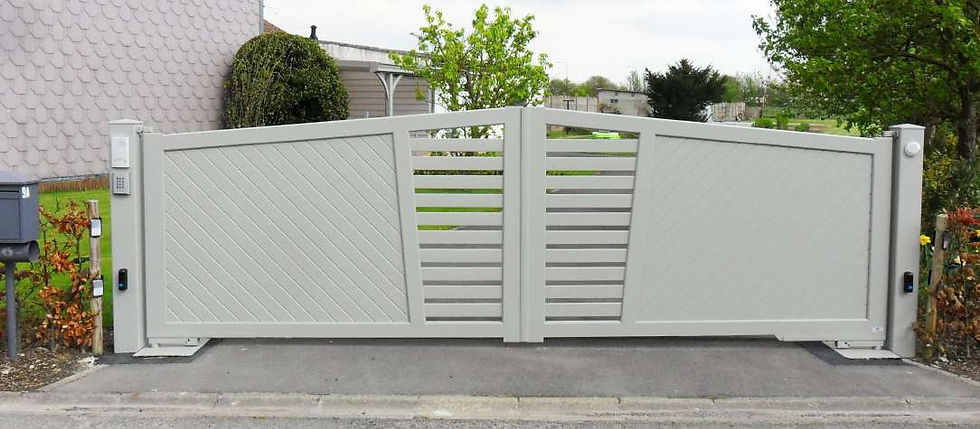 Miniature : Portail aluminium sur mesure Ascott