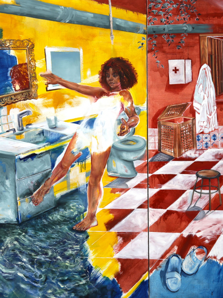 Johanna Mirabel painting