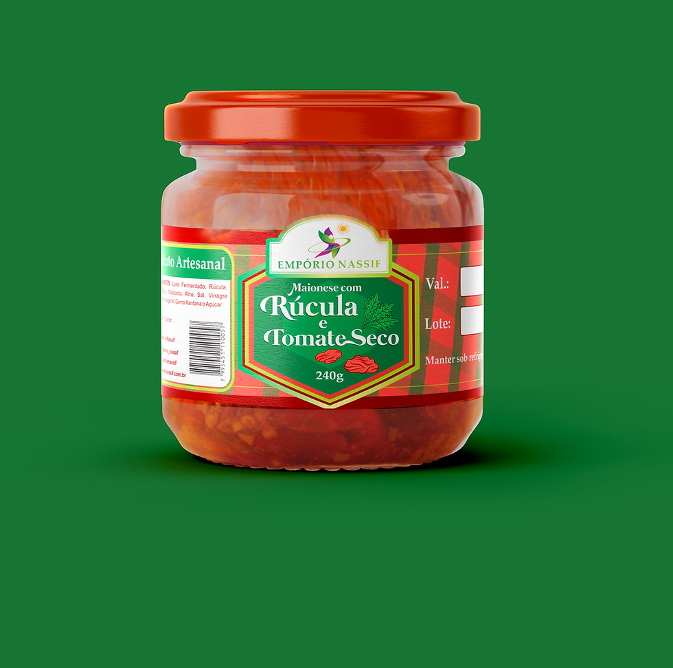 Rucula com Tomate Seco