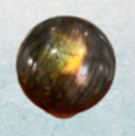 Labradorite Polished Sphere 60mm with gold pink flash