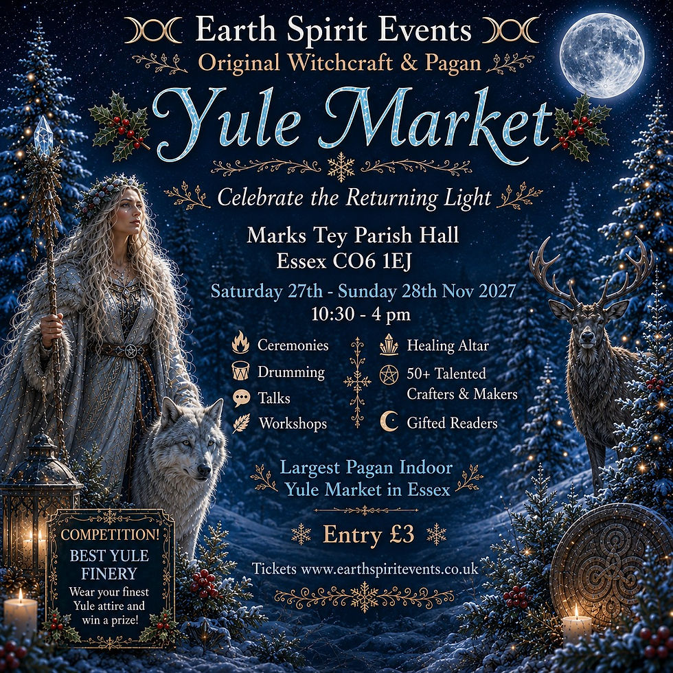 ❄️ The Original Essex Witchcraft & Pagan Yule Market ❄️ Celebrate the Returning Light