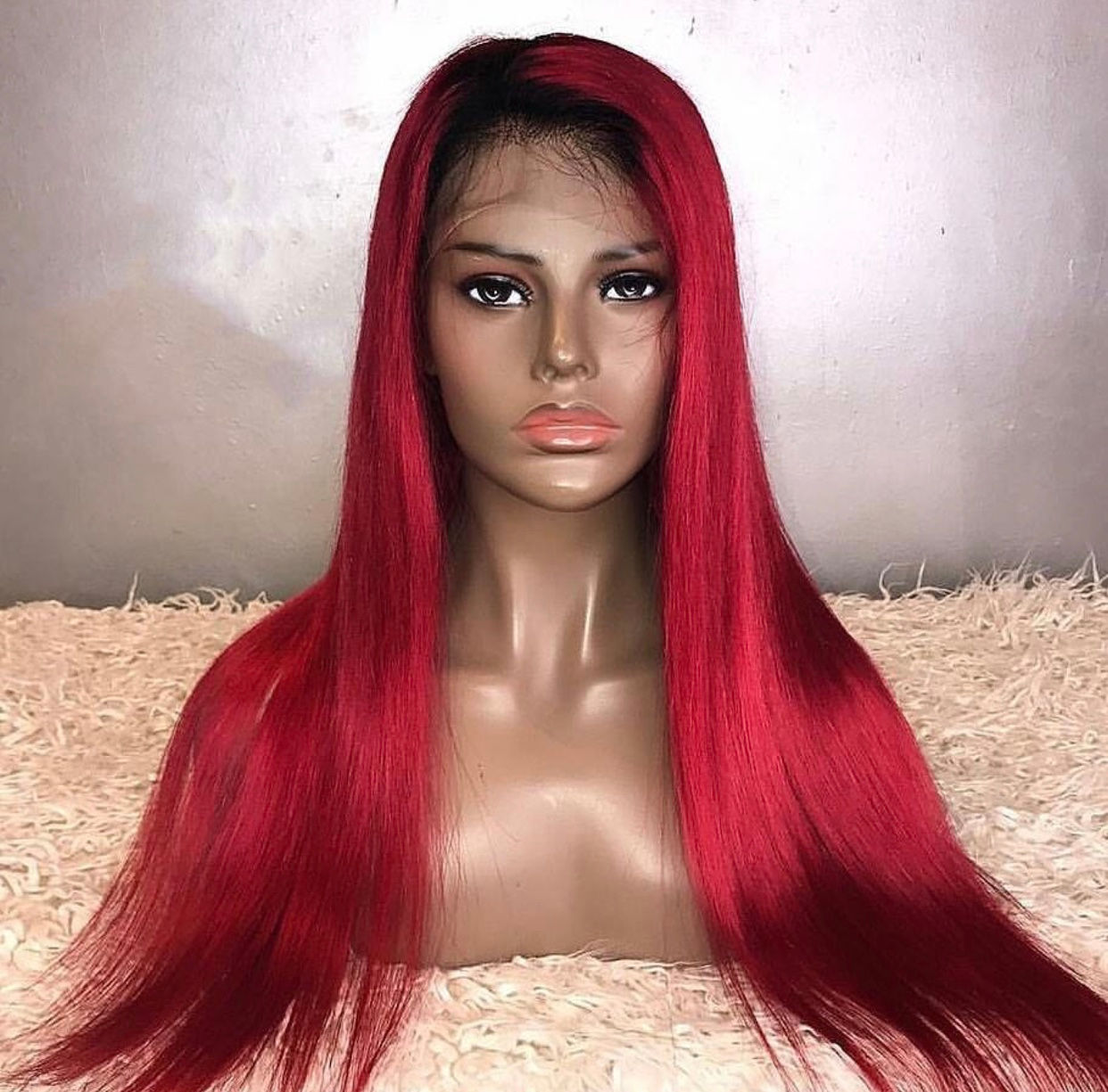 1b/red Full Lace wig