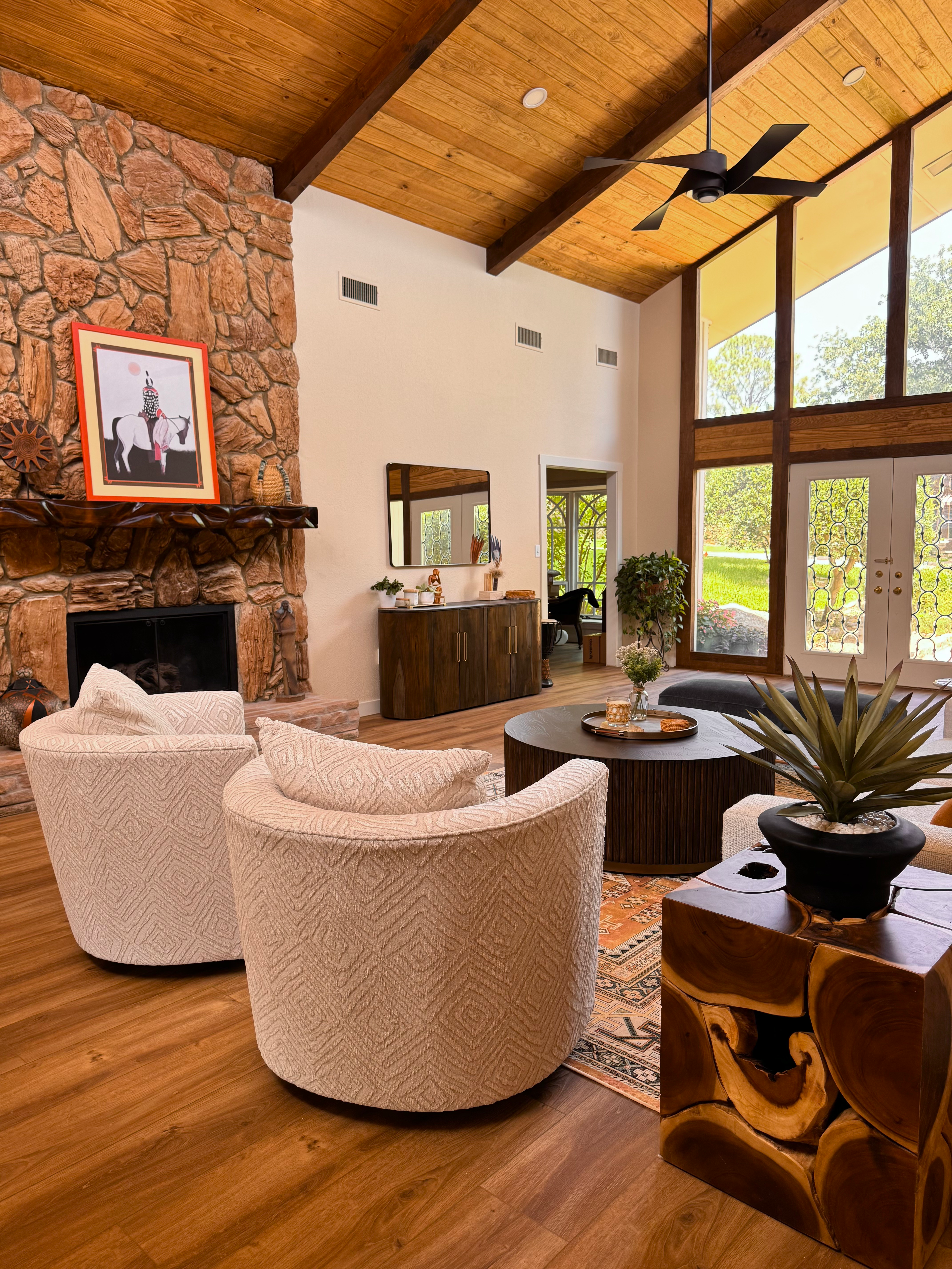 Entryway renovated by Wildwood Design