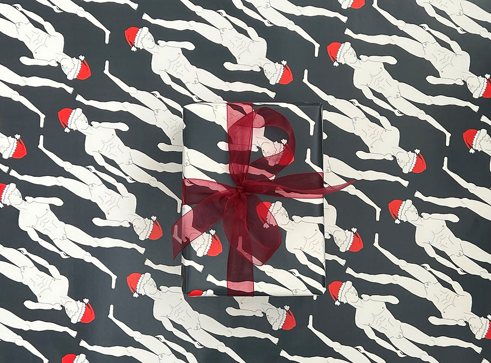 Thumbnail: Dashing Dave Christmas Wrapping Paper