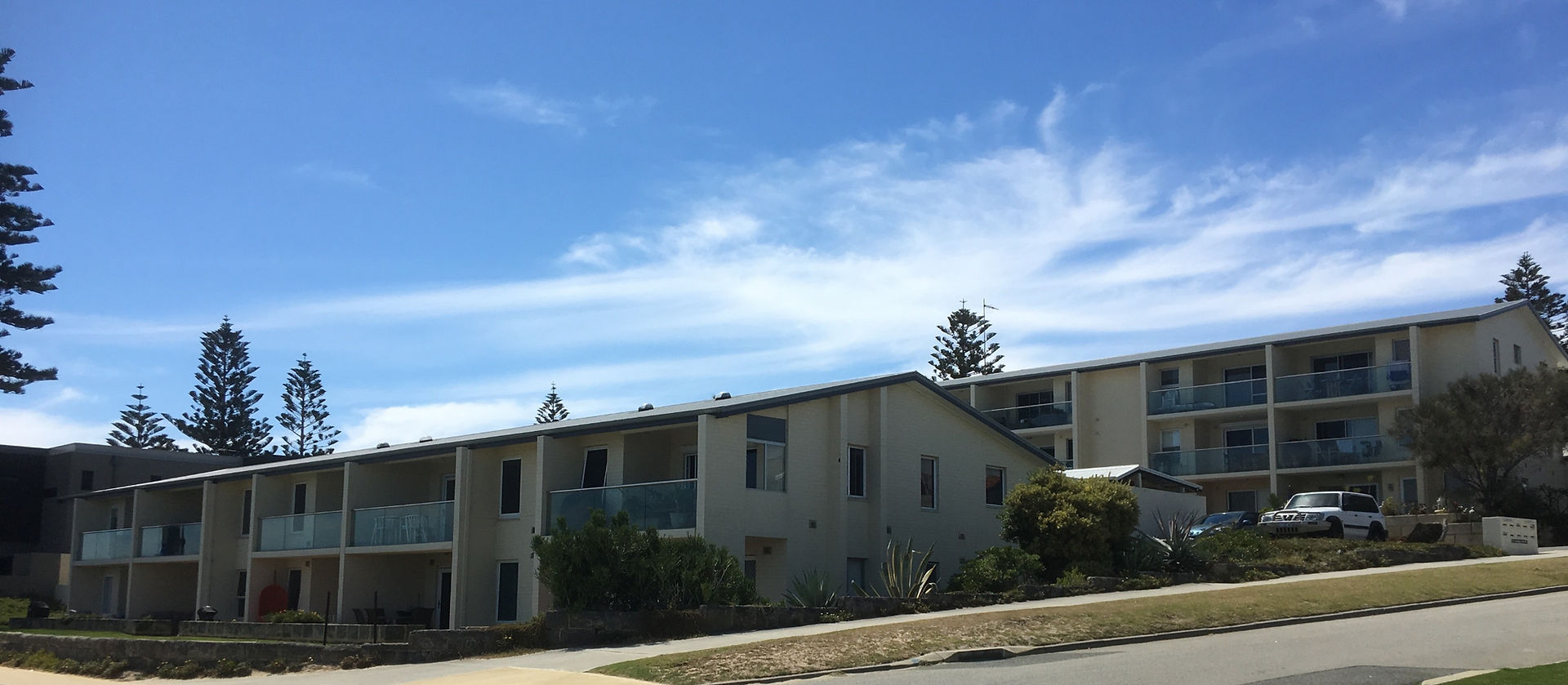 Conspar was engaged to carry out treatment of concrete cancer and install waterproof protective coatings at this strata-managed residential complex overlooking Cottesloe Beach in Perth