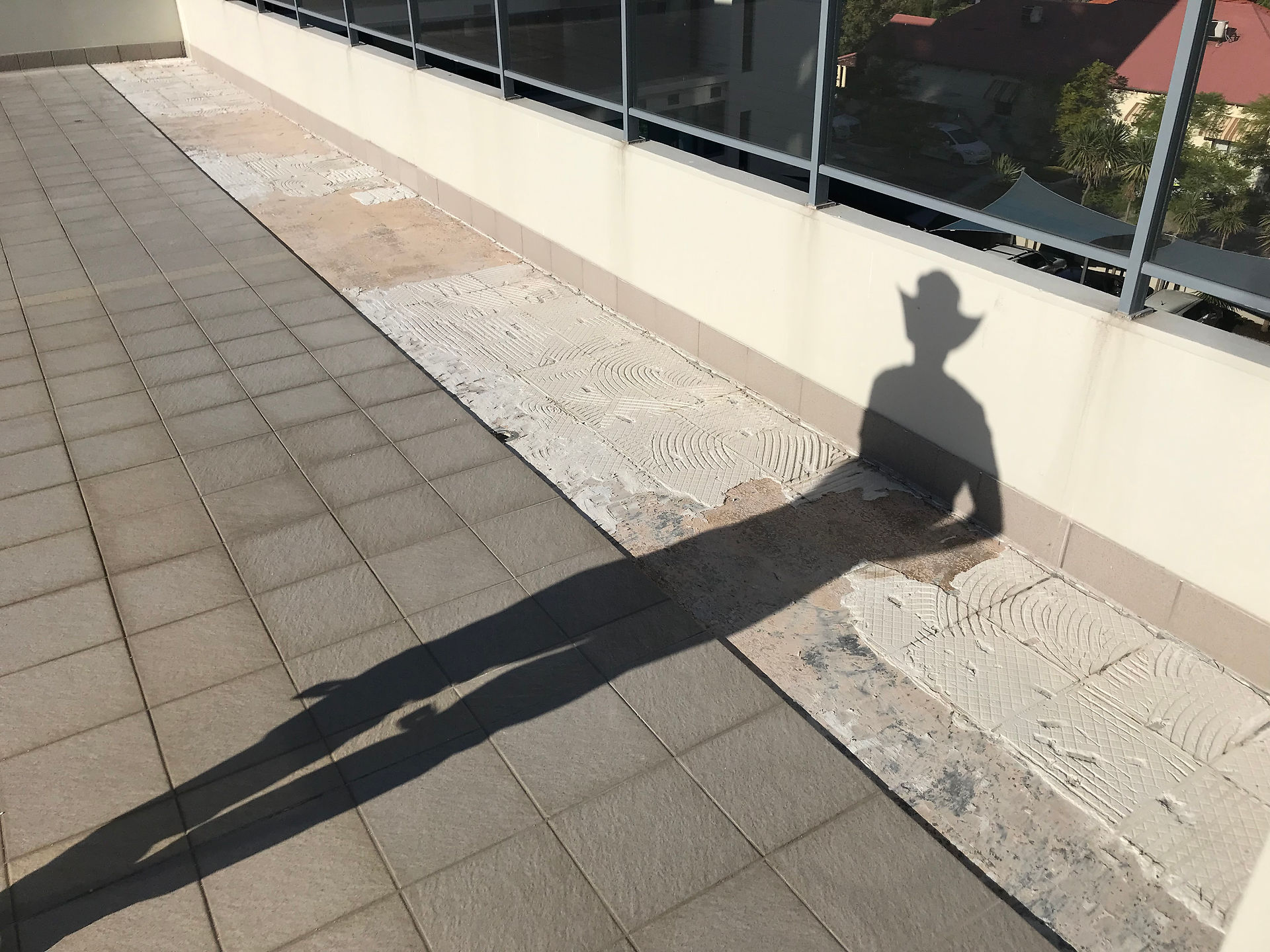 Conspar waterproofing works at this block of offices in South Perth.