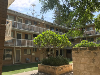 Building repair works commence at residential unit complex in Cottesloe