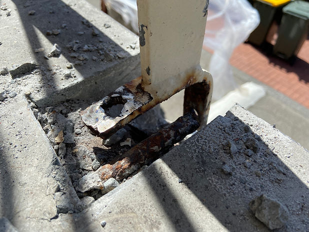 Conspar carried out concrete cancer treatment at this residential unit complex in East Vic Park, Perth.