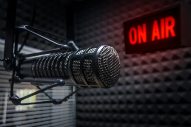 on live podcast