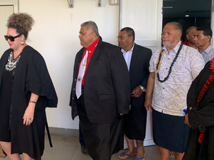 FAST Party Leader La’aulialemalietoa Defends Against 16 Charges Amid Tight Security