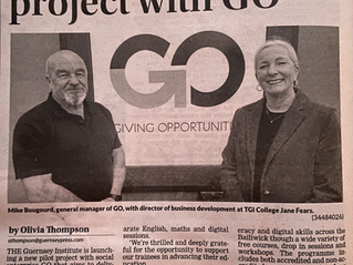 Working with TGI College to Launch Our New Skills Training Pilot