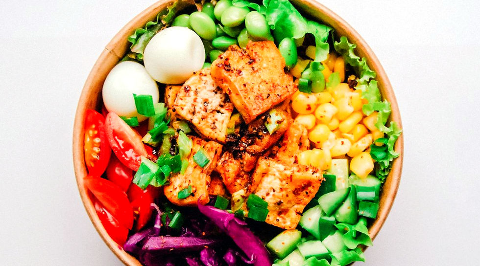 Food in a bowl
