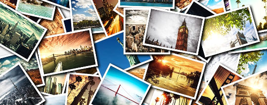 Tourist destinations around the globe.