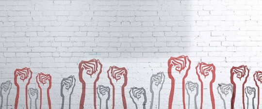 Raising voice for the Human rights.