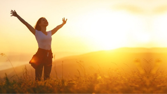 Image : A happy and peaceful soul
