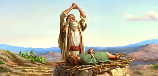 Abraham and his son Issac from the Old Testament