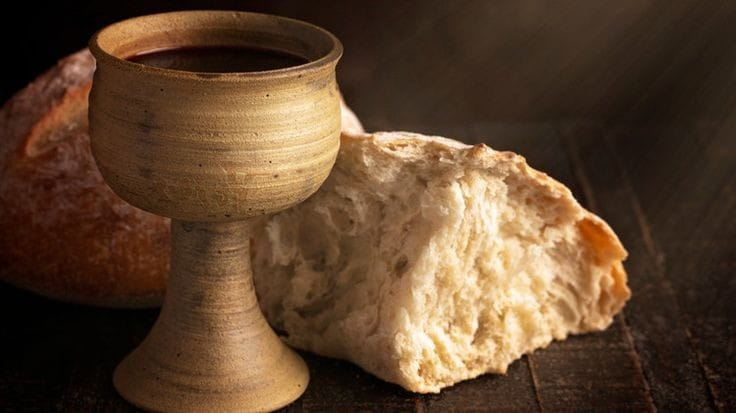 The Bread and wine.