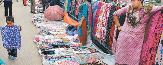 A street market