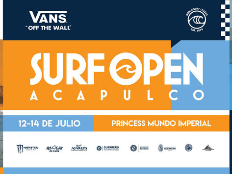 LISTOS PARA EL Vans Surf Open Acapulco 2019