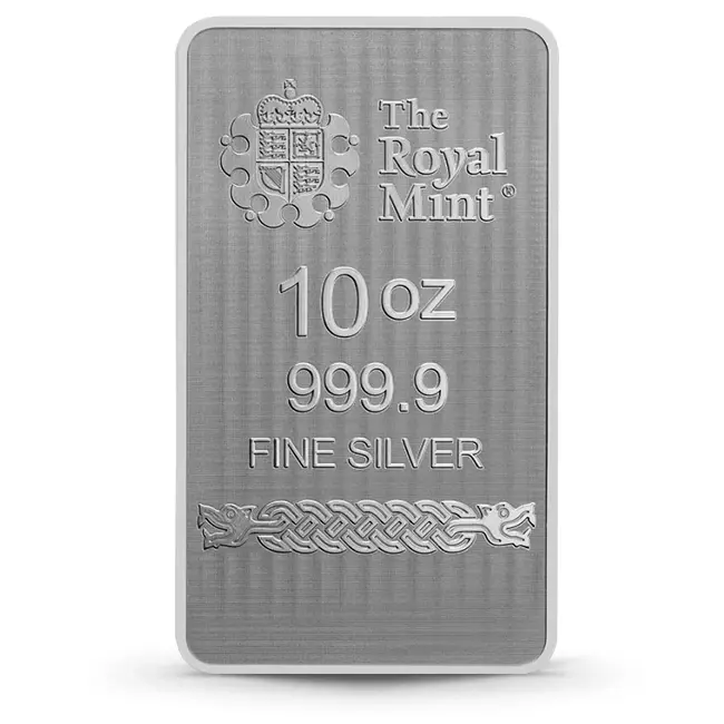 Thumbnail: 10 Oz Royal Mint Great Britain Norse Gods - Loki .9999 Silver Bar (New)