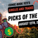 Yeti Picks of the Week fo August 12th, 2026