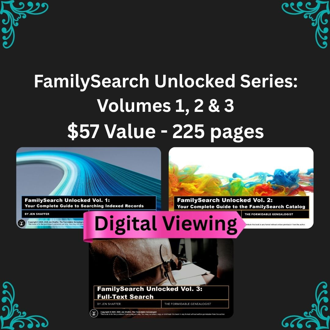 FamilySearch Unlocked Series Bundle: Vols. 1, 2 & 3 | Digital Viewing
