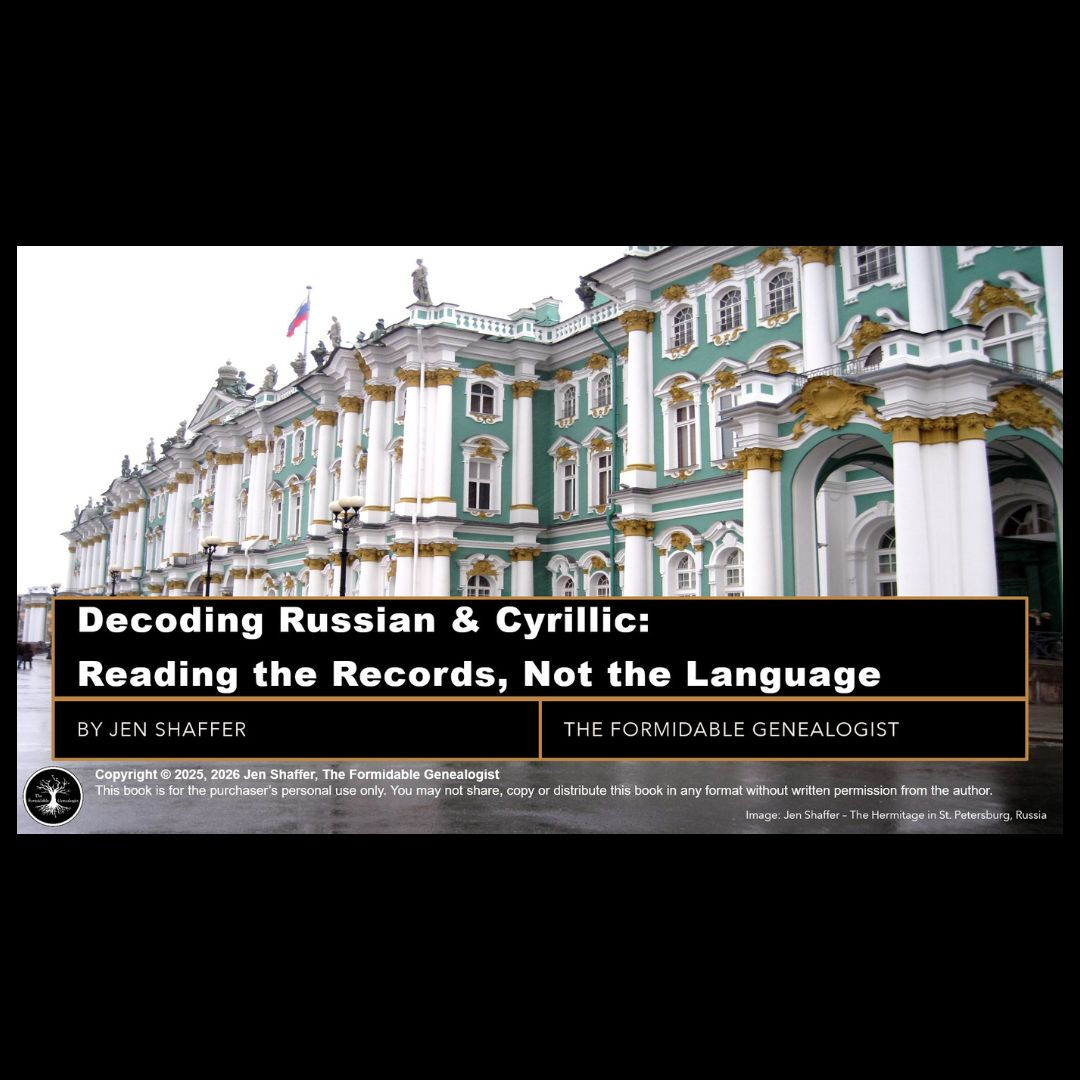 Decoding Russian & Cyrillic: Reading the Records, Not the Language