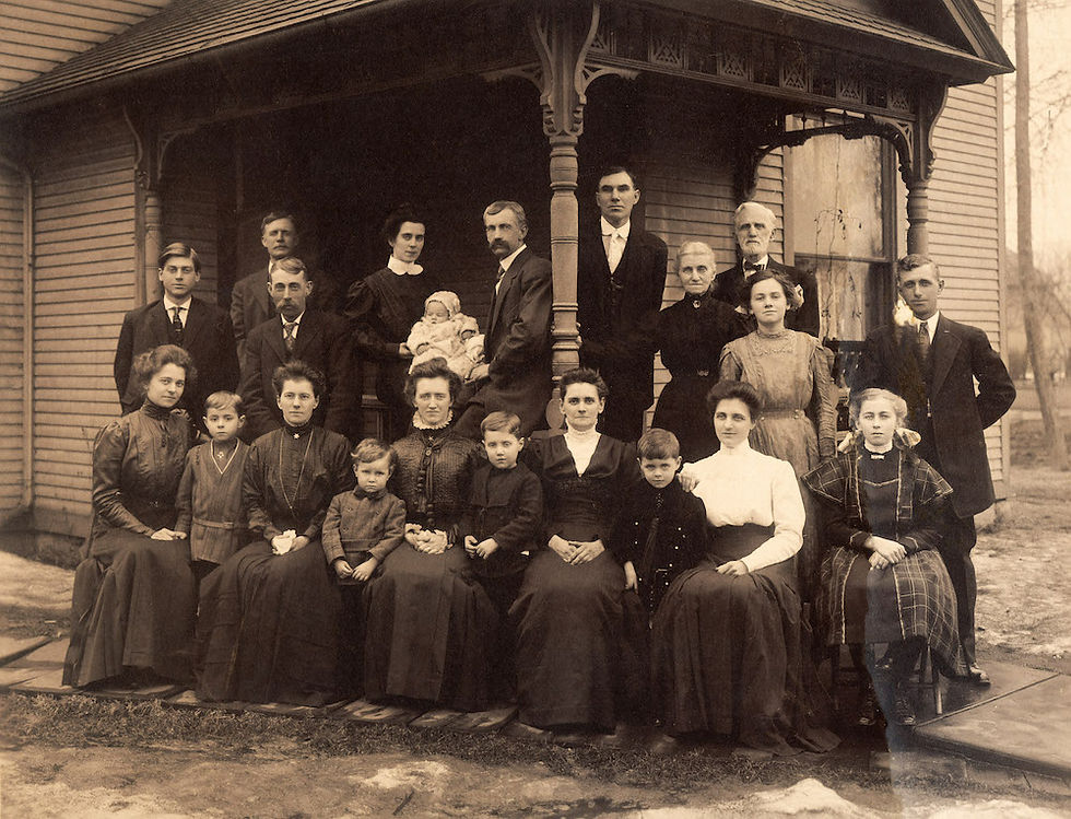 Original family photo, 1909