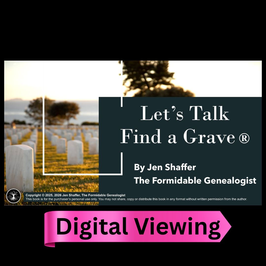 Let's Talk Find a Grave | Digital Viewing