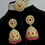 Thumbnail: Choker Set with jhumkas and Mangtika(magenta)