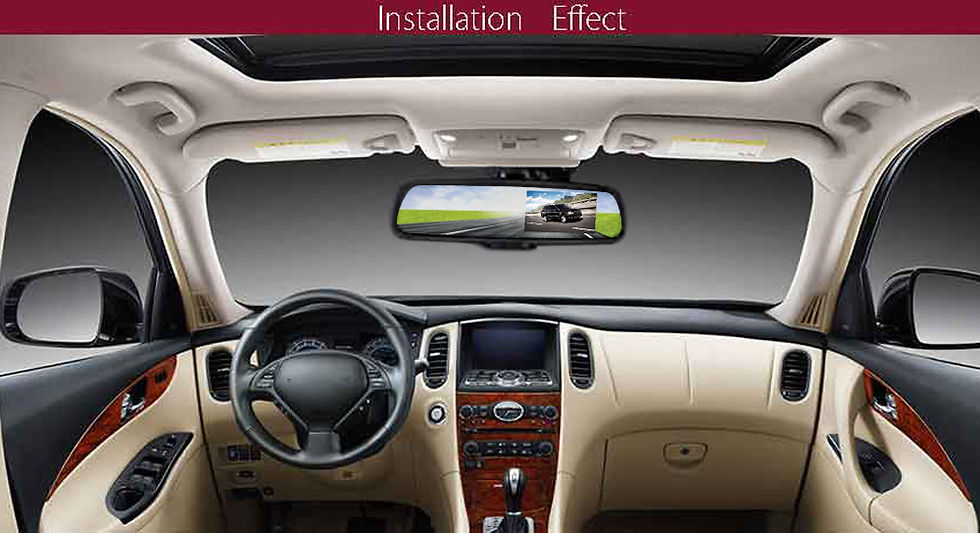 Thumbnail: Rear-view mirror vehicle traveling data recorder