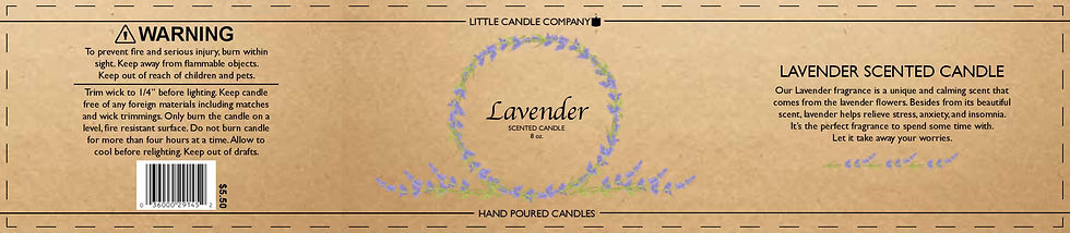 Candle Label