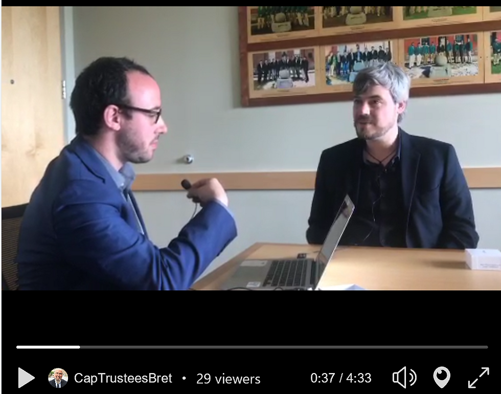 Periscope Video of Matt Cropp VEOC19 Interview